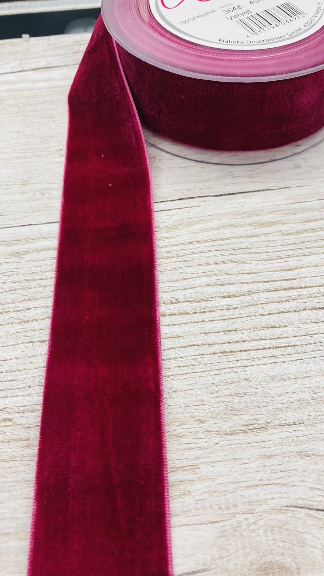 Falk Group Koristenauhat 40mm sametti vadelma