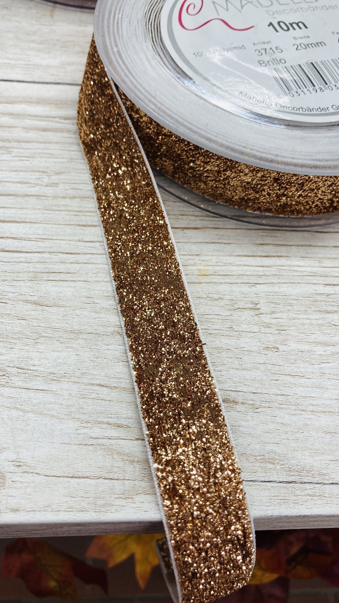 Falk Group Koristenauhat Glitteri ruusukulta