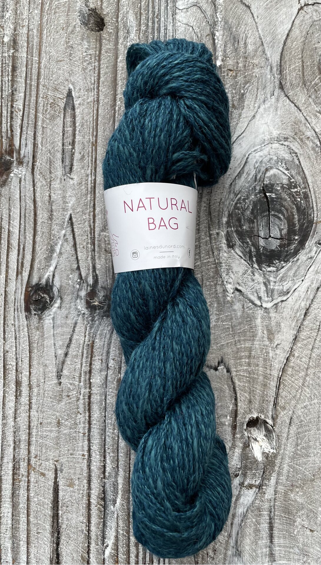 Laines du Nord Natural Bag 7 petroli