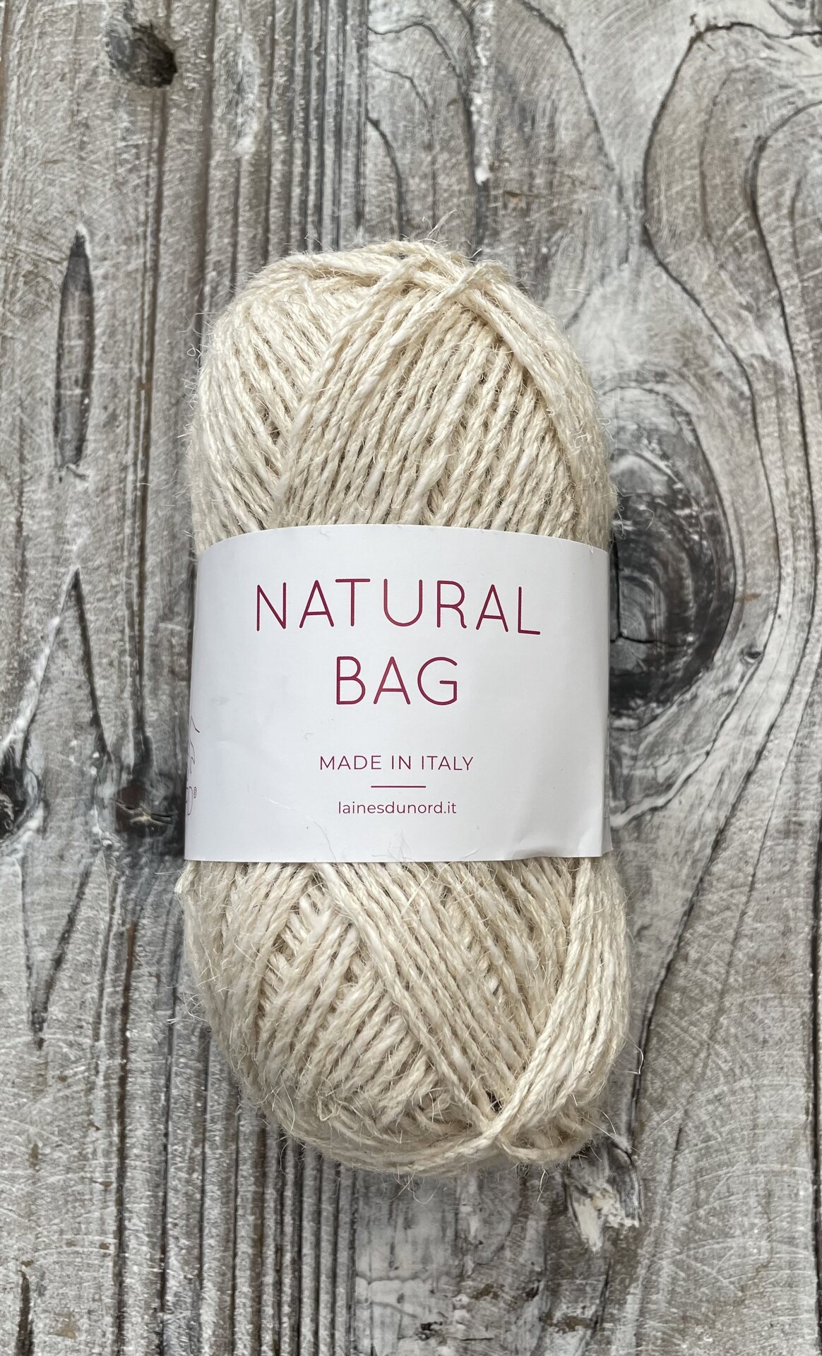 Laines du Nord Natural Bag 9 luonnonvalkoinen