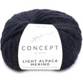 Concept by Katia Light Alpaca Merino 203 musta