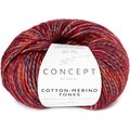 Concept by Katia Cotton-Merino Tones 303 Petrol-Ochre -Burgundy red