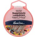 Hemline Nuppineulat Lasipäinen erikoispitkä 0,75 x 51 mm (110 kpl)