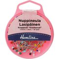 Hemline Nuppineulat Lasipäinen 0,65 mm x 34 mm (95 kpl)