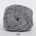 Hjertegarn Blend Bamboo 1361 vaalean harmaa