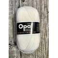 Opal 4-ply sock and pullover yarn 2620 puhtaan valkea