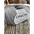 Onion Nettle sock 1018 vaaleanharmaa