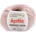Katia Merino 100% 62 vaalea roosa