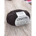 Onion Nettle sock 1034 tummanruskea