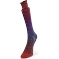 Laines du Nord Watercolor sock 105 syvät punaiset ja siniset