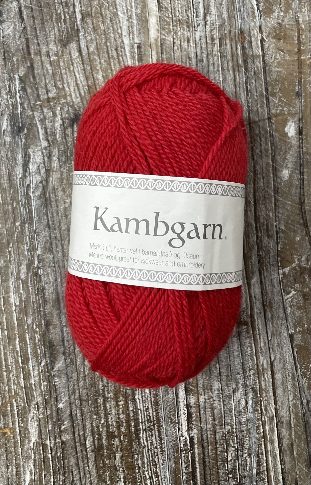 Istex Kambgarn 0917 punainen