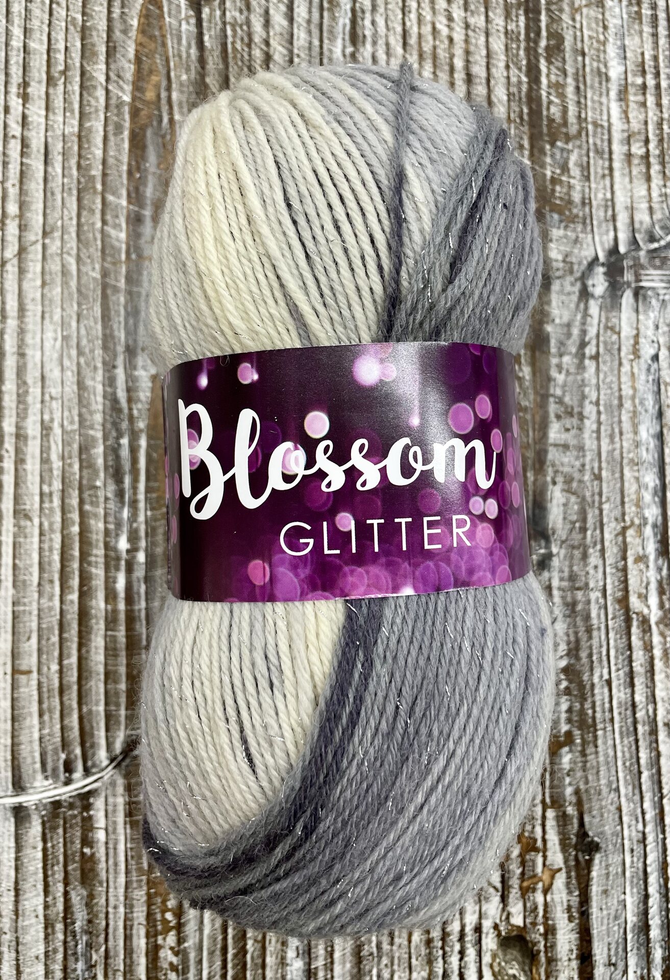 Blossom Glitter 135 harmaat