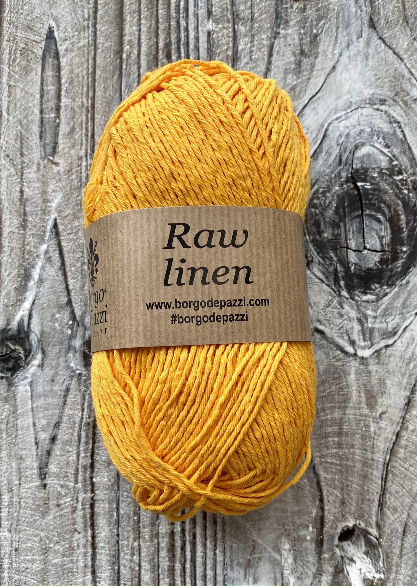 Borgo de'Pazzi Raw Linen 213 topakka keltainen