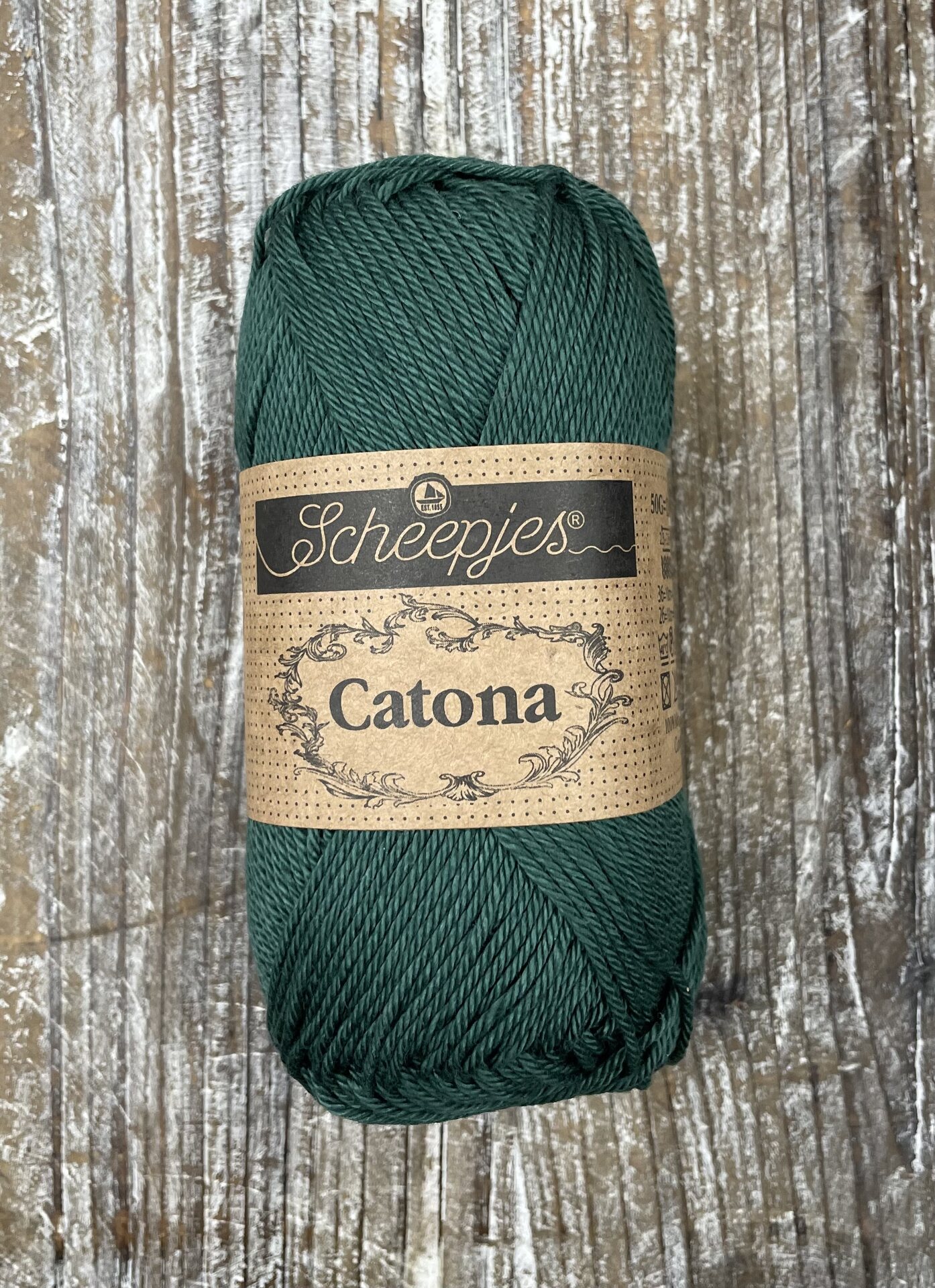 Scheepjes Catona 50 g 525 männynvihreä