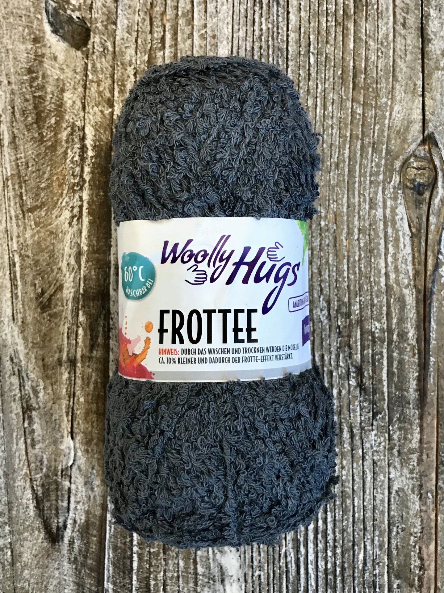 Frottee 97 tummanharmaa