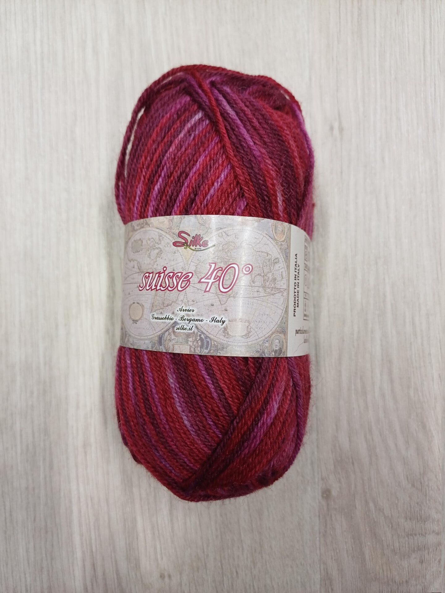 Suisse 40 409 punainen-fuksia-viininpunainen