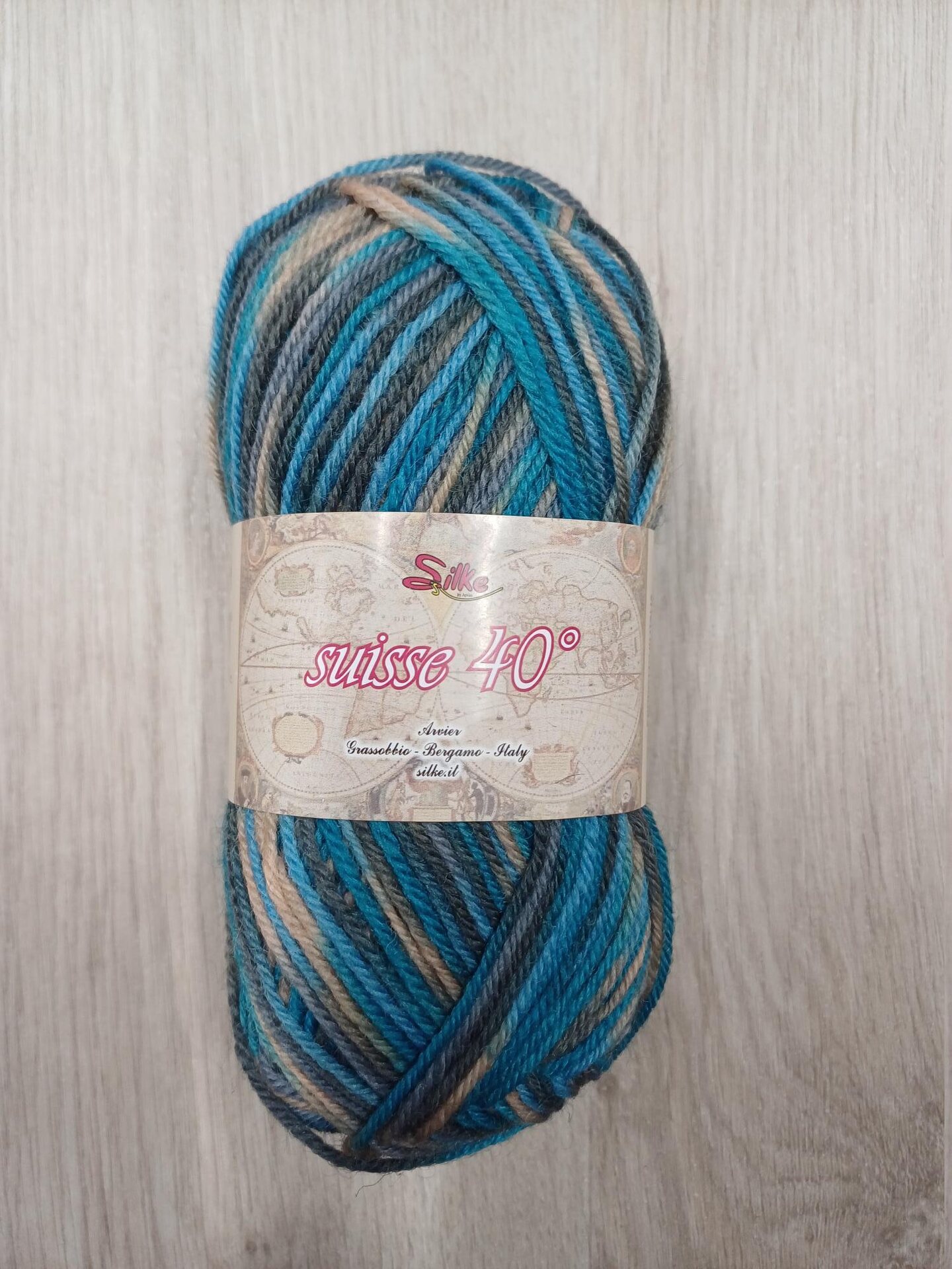 Suisse 40 439 sininen-ruskea-harmaa