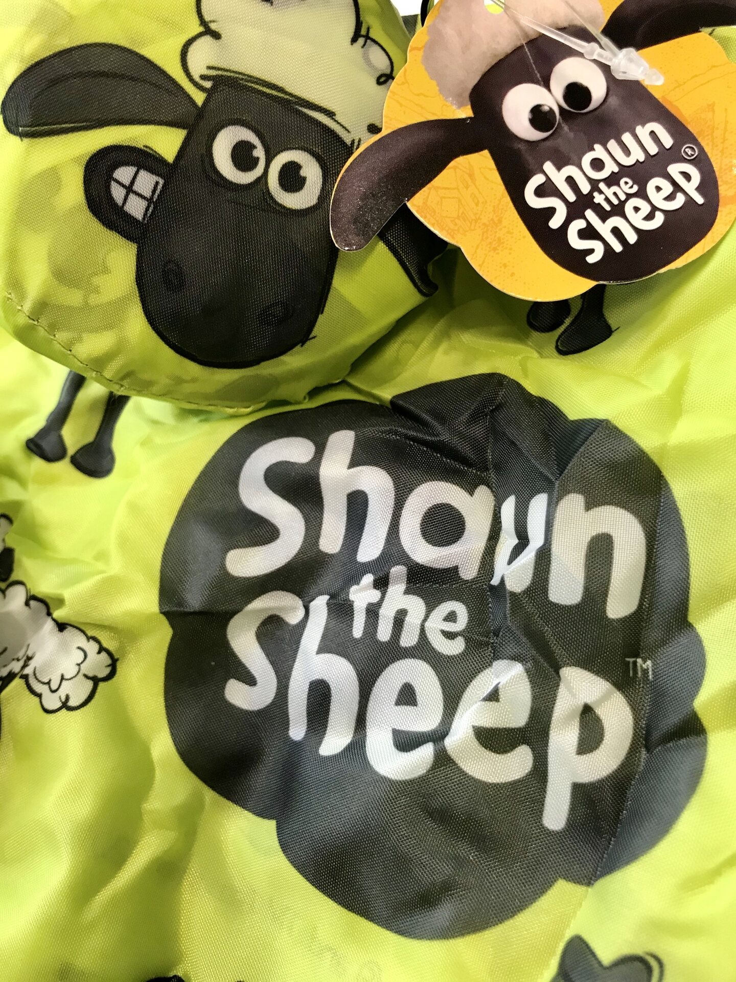 Päheet ostoskassit: Shaun the Sheep Shaun the Sheep vihreä
