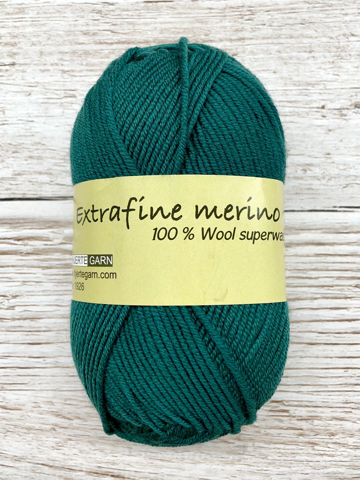 Hjertegarn Extrafine Merino 120 1420 sinivihreä