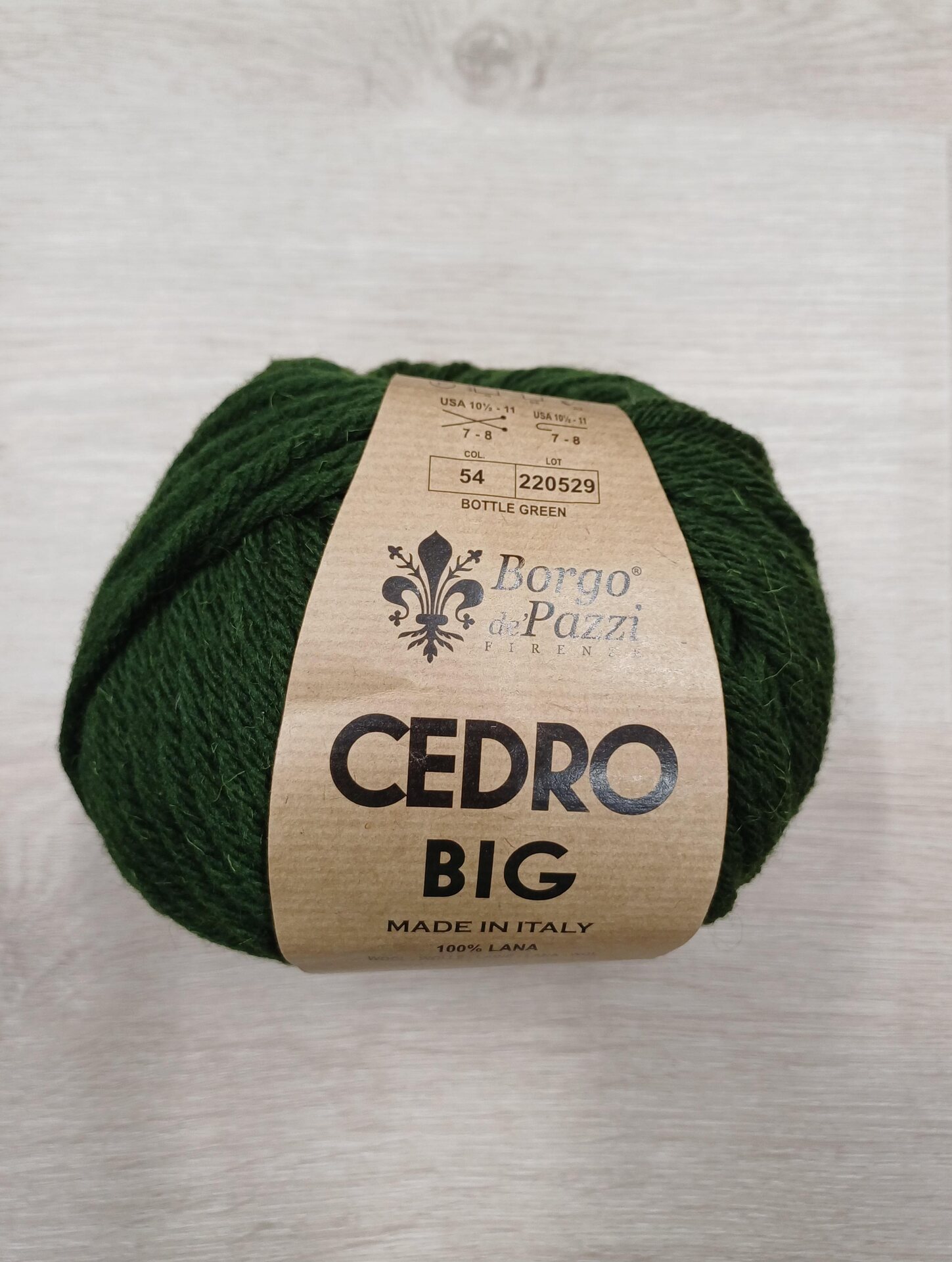 Borgo de'Pazzi Cedro Big 54 Bottle Green