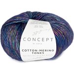 Concept by Katia Cotton-Merino Tones 307 Blue-Yellow-Rose-Light blue