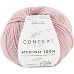 Katia Merino 100% 62 vaalea roosa