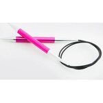 Knit Pro Zing Fixed Circular Needles 80cm 10 mm