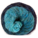 Laines du Nord Poema Alpaca 18 turkoosi-tumma petrooli