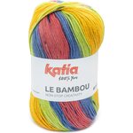 Katia Le Bambou 103 kelta-mansikan punainen-vihreä-sininen
