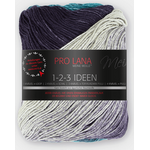 Pro Lana 1-2-3 Ideen 10 harmaa-tumman sininen-turkoosi