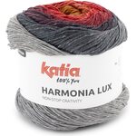 Katia Harmonia Lux 100 harmaa-punainen-okra