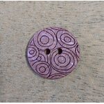 Falk Group Kiekurakuvio napit 20 mm Roosa/lila
