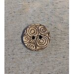 Falk Group Kiekurakuvio napit 15 mm Ruskea