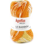 Katia Le Bambou 202 oranssi-keltainen-vihreä