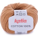 Katia Cotton 100% 57 vaalea ruskea