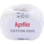 Katia Cotton 100% 3 luonnonvalkoinen