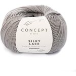 Katia Silky Lace 153 vaalean harmaa