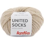 Katia United Socks 4 vaalea beige
