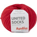 Katia United Socks 16 kirkas punainen
