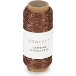 Concept by Katia Combine & Paillettes 53 ruskea