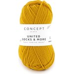 Concept by Katia United Sock & More 007 sinapinkeltainen