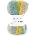 Katia Atenea ja Atenea Tones 206 Orange-gray-green-ochre