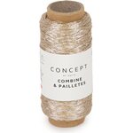 Concept by Katia Combine & Paillettes 52 beige