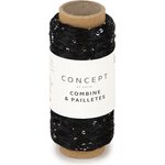 Concept by Katia Combine & Paillettes 54 musta
