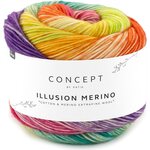 Concept by Katia Illusion Merino 304 sateenkaaren värit