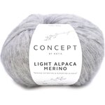 Concept by Katia Light Alpaca Merino 201 vaaleaharmaa