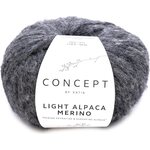 Concept by Katia Light Alpaca Merino 202 tumman