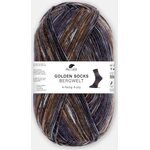 Pro Lana Golden Socks Bergwelt 806.09 harmaa-kupari