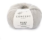 Katia Silky Lace 173 hopeanharmaa