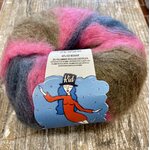 Borgo de'Pazzi Kid Mohair 4 ruskeat, pinkit, siniharmaat